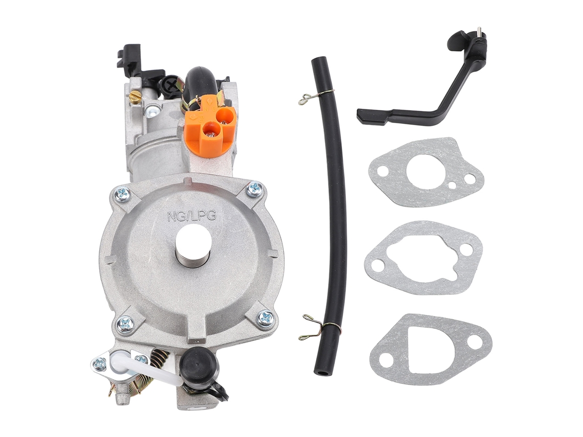 Kit de carburador de doble combustible para generador de gasolina LPG168 de 3 kW, 168 F, 170 F y 6,5 caballos de fuerza.