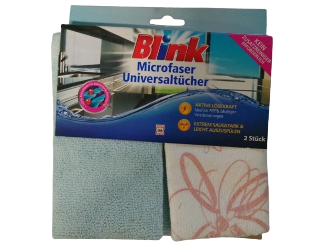 Blink Universal - Paño De Microfibra (32x32cm, 2 Unidades)