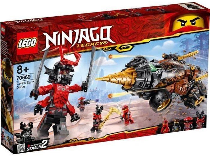 LEGO Ninjago: Perforadora de tierra de Cole - 70669 (Edad Mínima: 8 - 587 Piezas)