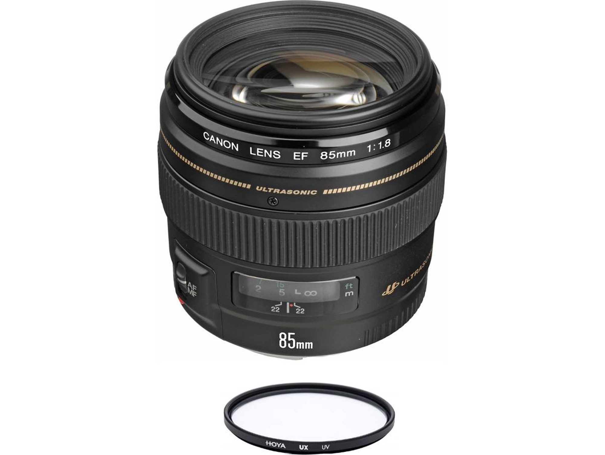 Objetivo CANON EF 85mm F1.8 USM + Hoya UX UV 58mm