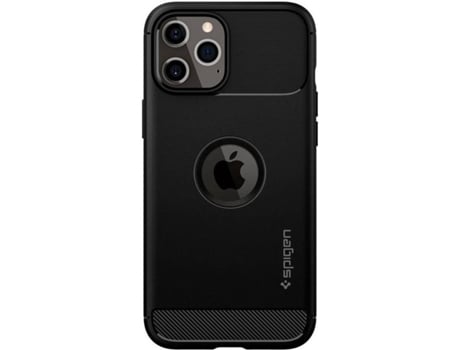 Carcasa iPhone 12 y 12 pro SPIGEN Anti Shock Negro