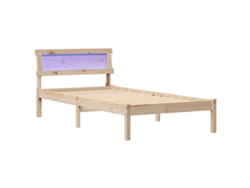 Maison Exclusive - Estructura De Cama Marrón 80 X 200 Cm Madera De Pino Macizo