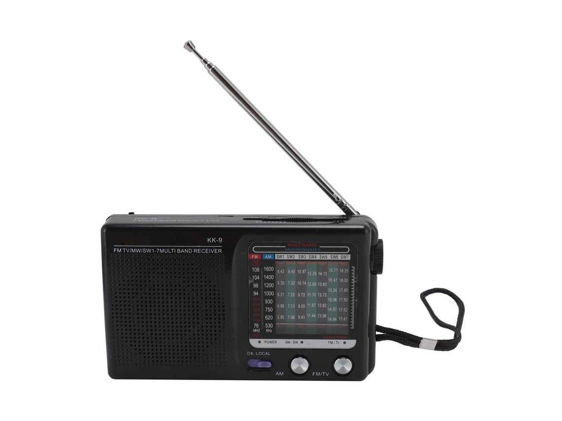 Radio De Emergencia Portátil Multibanda Fm Mw Sw Mini Para Ancianos Con Antena