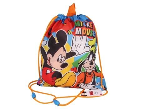 Bolsa Mochila con Cuerdas MICKEY MOUSE Littlest Pet Shop (Tela - Poliéster 210D - Moderno)
