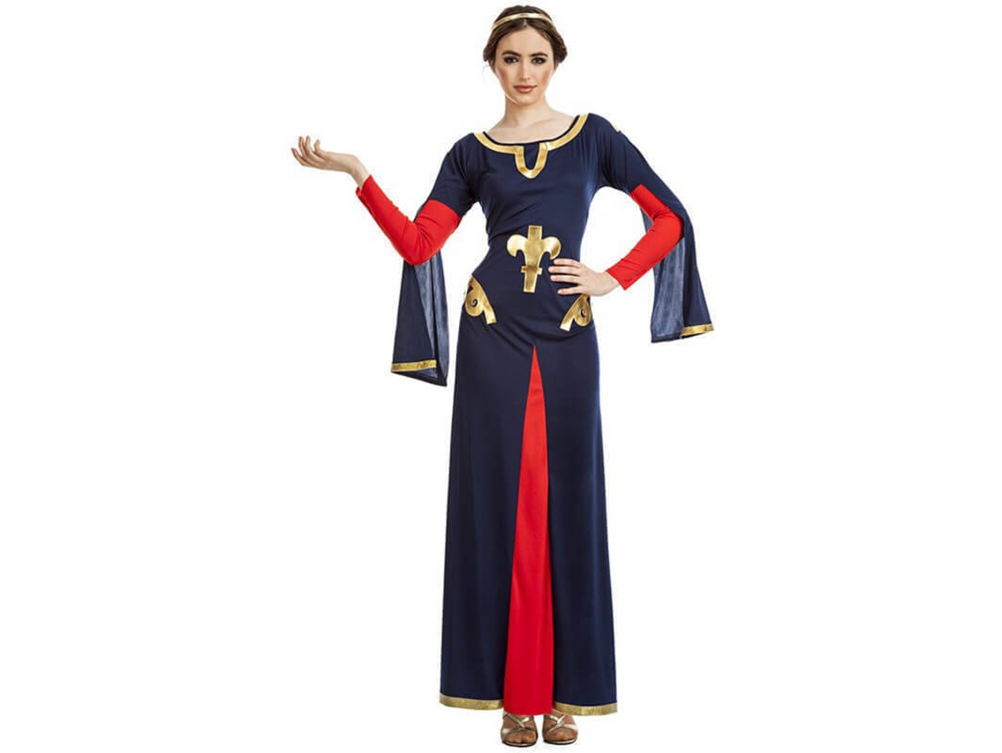 Disfraz de Mujer DISFRAZZES Medieval Carta (Talla: M/L)