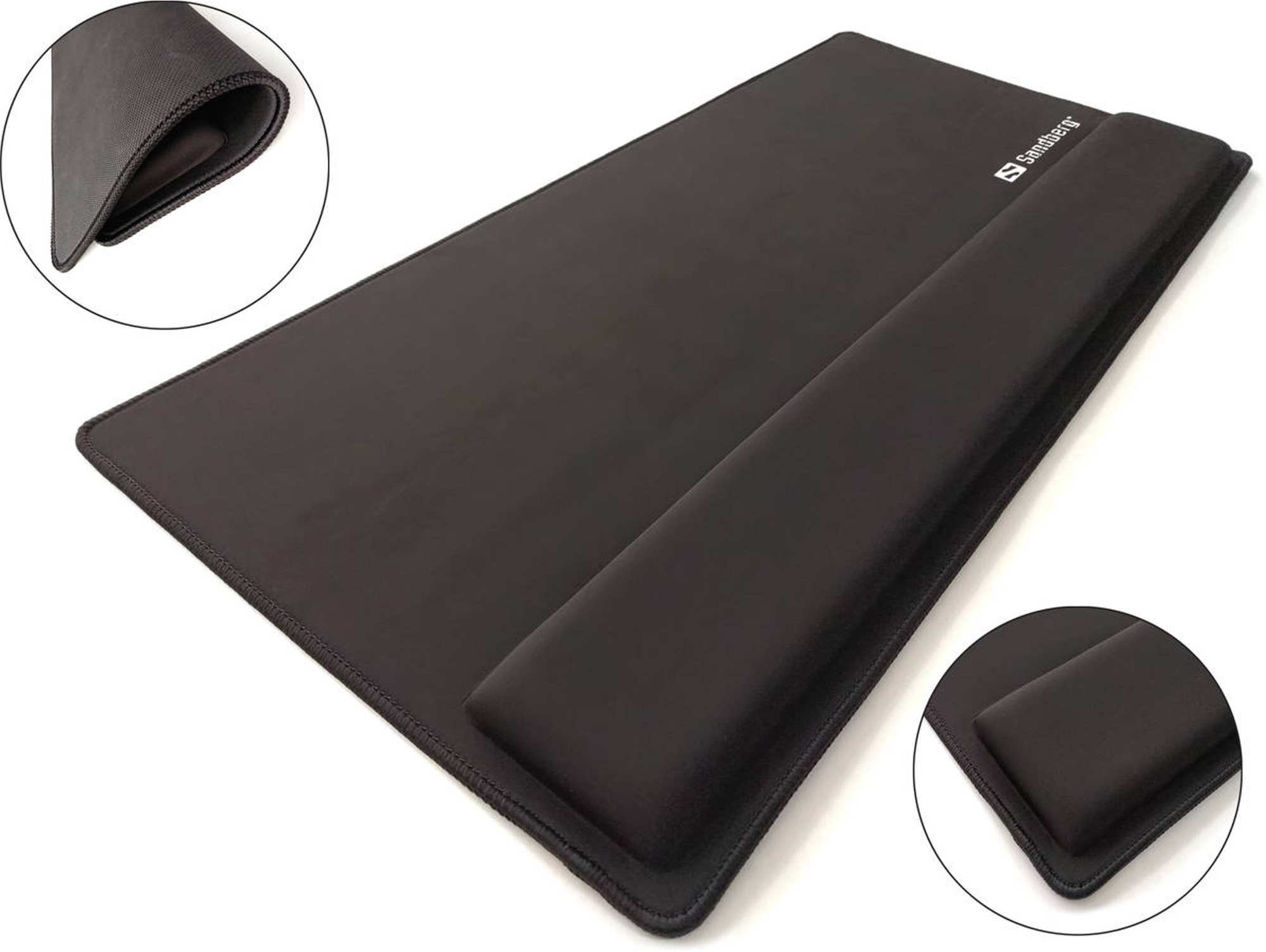 Alfombrilla Gaming SANDBERG Desk Pad Pro XXL (Negro)