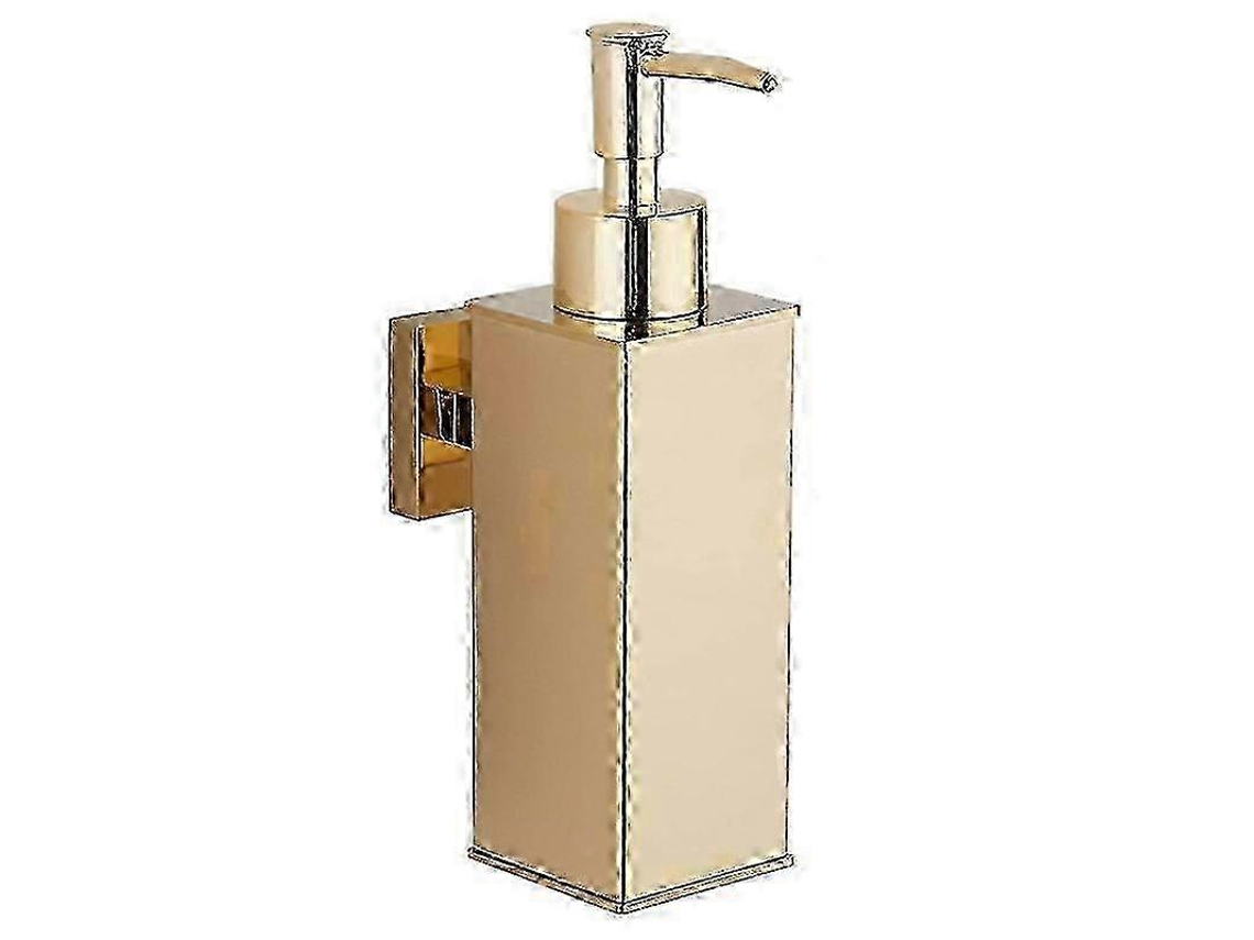 Dispensador de jabón de pared Rosewell Modern Gold de acero inoxidable para cocina y baño