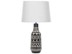 Lámpara de mesa BELIANI Shebelle de Cerámica Blanco 38x38x68