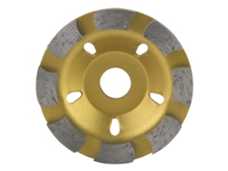 Disco De Corte Y Pulido Segmentado De Diamante De 80 Mm Para Hormigón, Mármol Y Granito.