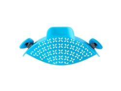 Colador De Silicona Clip Para Olla - Gadget De Cocina Coladores Para Pasta Verduras Carnes Frutas Resistente Al Calor Azul