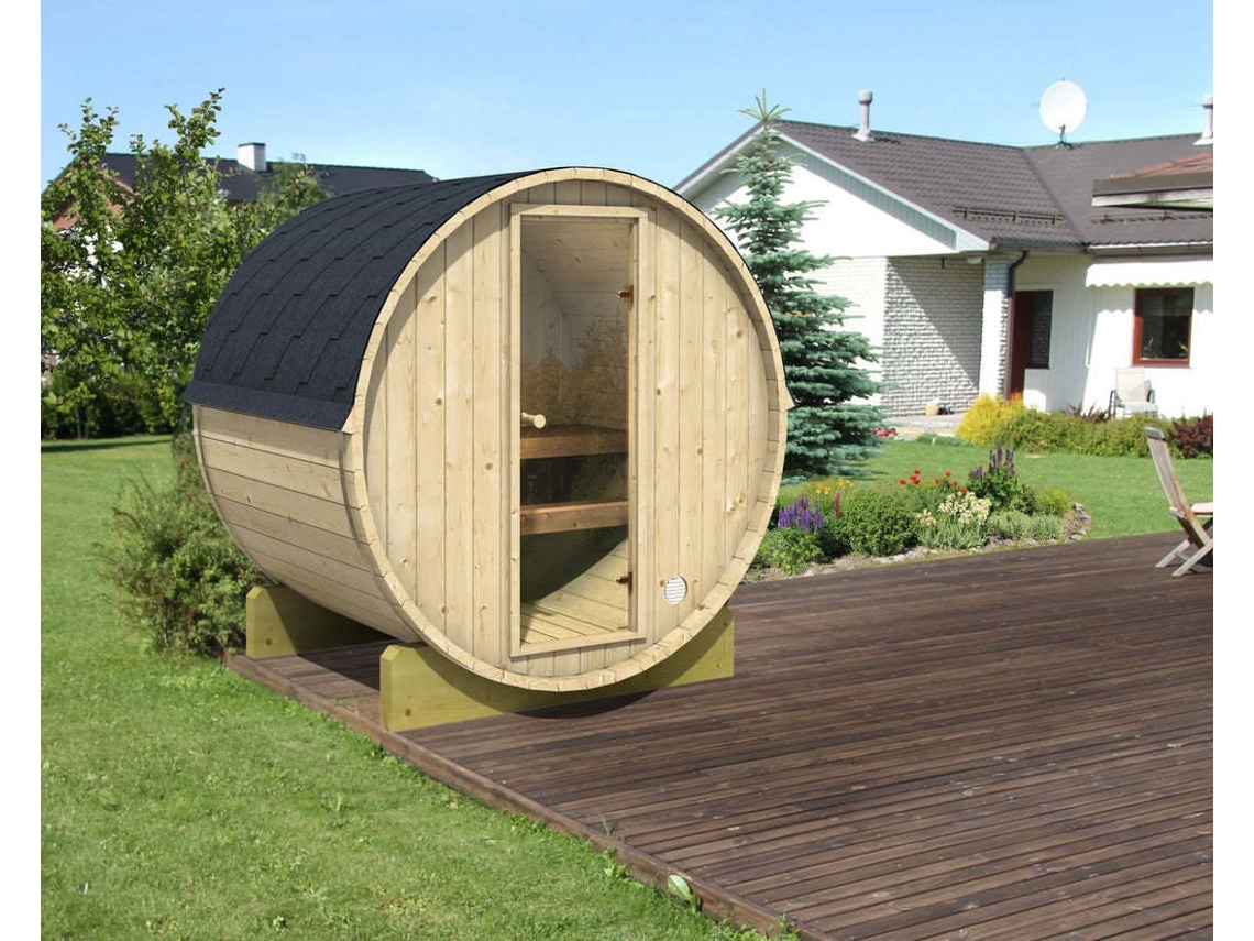 Barril de sauna exterior de 160 litros - Thermomadera