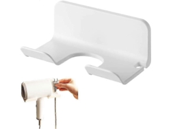Soporte de pared autoadhesivo para secador de pelo, fabricado en silicona, compatible con la mayoría de secadores de pelo. GOKOCO