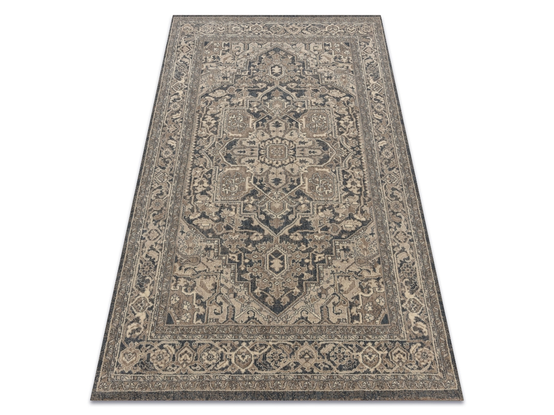 Alfombra de lana LEGEND 468 10 GB500 OSTA - Rosetón, estructura, exclusivo gris / beige