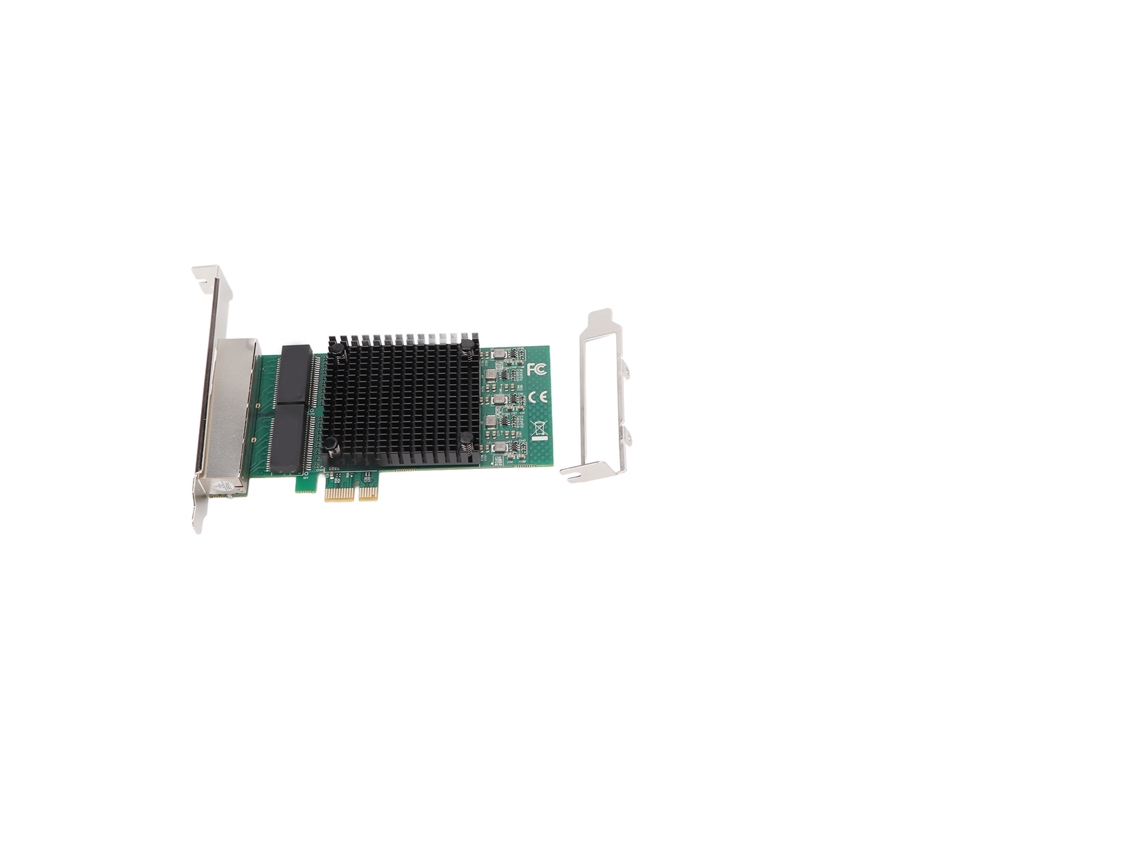 Tarjeta De Ethernet Gigabit De 4 Puertos Rj45 Pcie X1 Jl82571gb Para Oficina Y Negocios