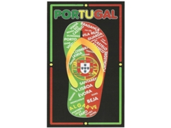 Toalla De Playa Microfibra Chancla Con Localidades De Portugal