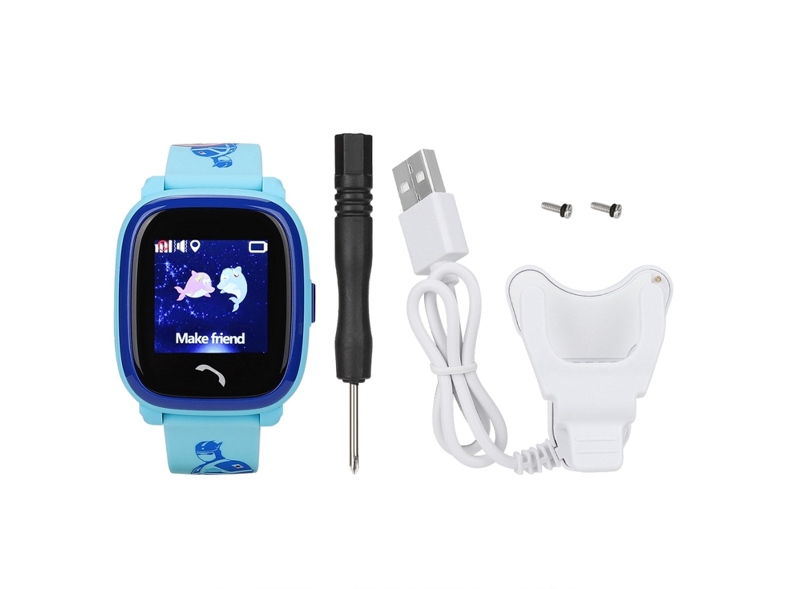 Reloj infantil Y37 resistente al agua, versión en inglés, con pantalla de 1,22 pulgadas | EOOCOO