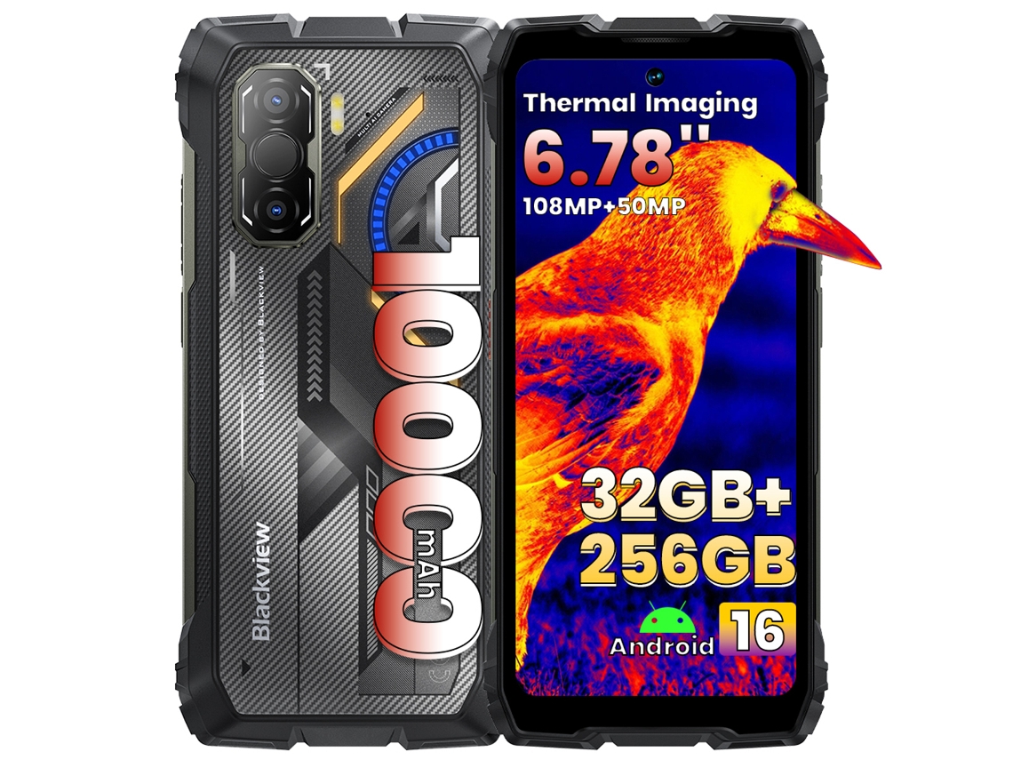 Smartphone Blackview Rock 3 (6,78'' - 32 GB - 256 GB - Negro)