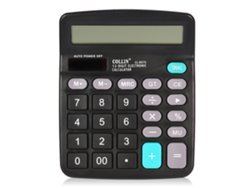 Calculadora electrónica CL 837s con batería y botones grandes.