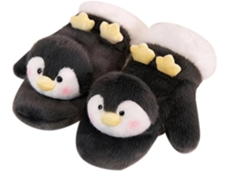 Pingüino De Peluche Para Estudiantes, Pingüino De Cinco Dedos Grueso Para Montar, Todo Incluido, Invierno Cálido, 25