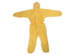 Mono Protector Amarillo Resistente A Ácidos Y Álcalis, Seguridad En Laboratorio, Talla Xl