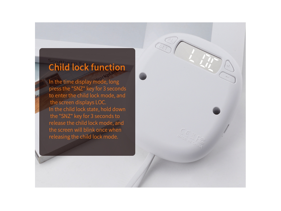 Despertador Vibratorio Silencioso Con Luz De Muñeca, Pantalla Led, 2 Alarmas, Portátil Para Estudiantes Ts-bc680