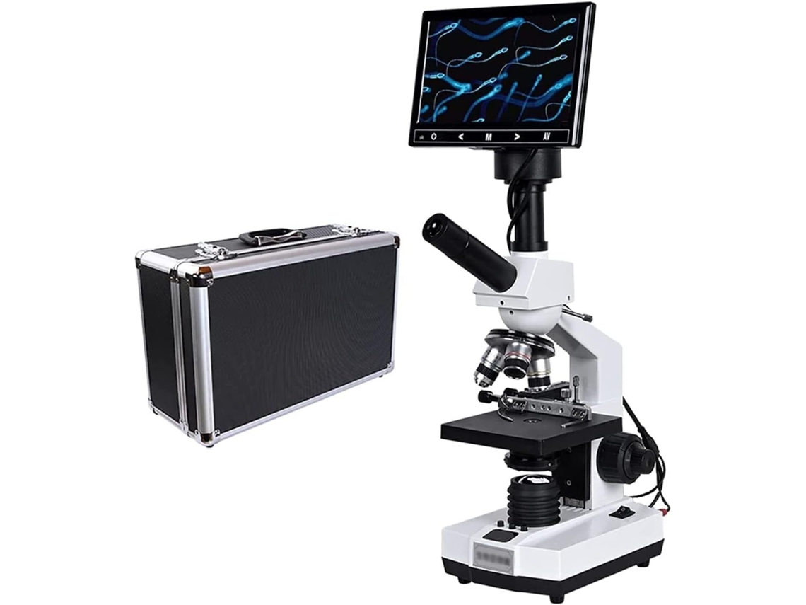 Microscopio Biológico Profesional De Alta Definición Para Análisis De Esperma Con Aumento De 2000x.