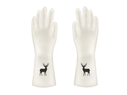 Guantes de cocina Baok, guantes gruesos para lavar platos, guantes de goma reutilizables antiderrame para la limpieza del hogar.