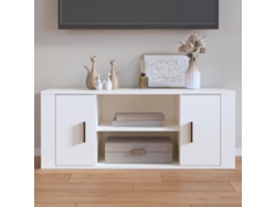 Mueble Para Tv | Armario Para Tv | Gabinete De Tv Madera Contrachapada Blanco 100x35x40 Cm