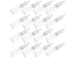 24 Frascos Recarregáveis De 30ml Para Spray Nasal Em Plástico Pe Com Tampa.