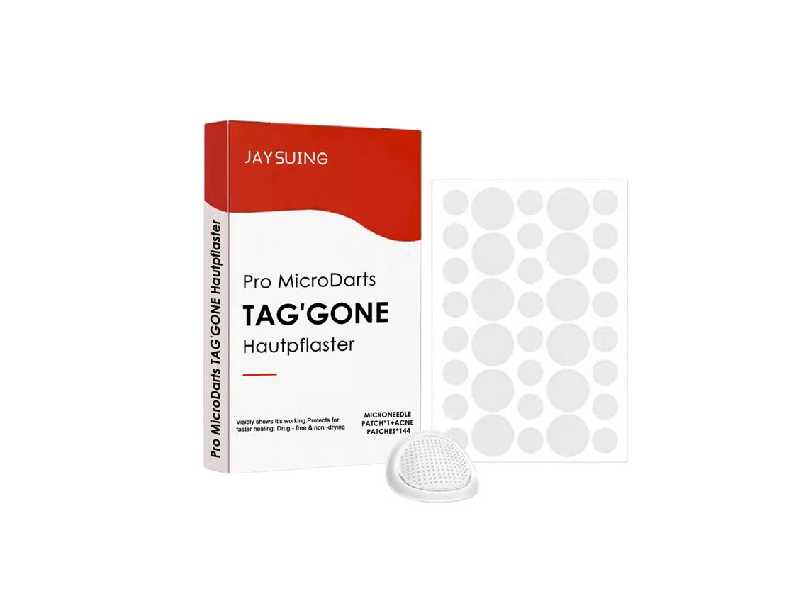 Tampón impermeable para el cuidado de la piel, tratamiento para el acné y las verrugas con ácido hialurónico y ácido salicílico.