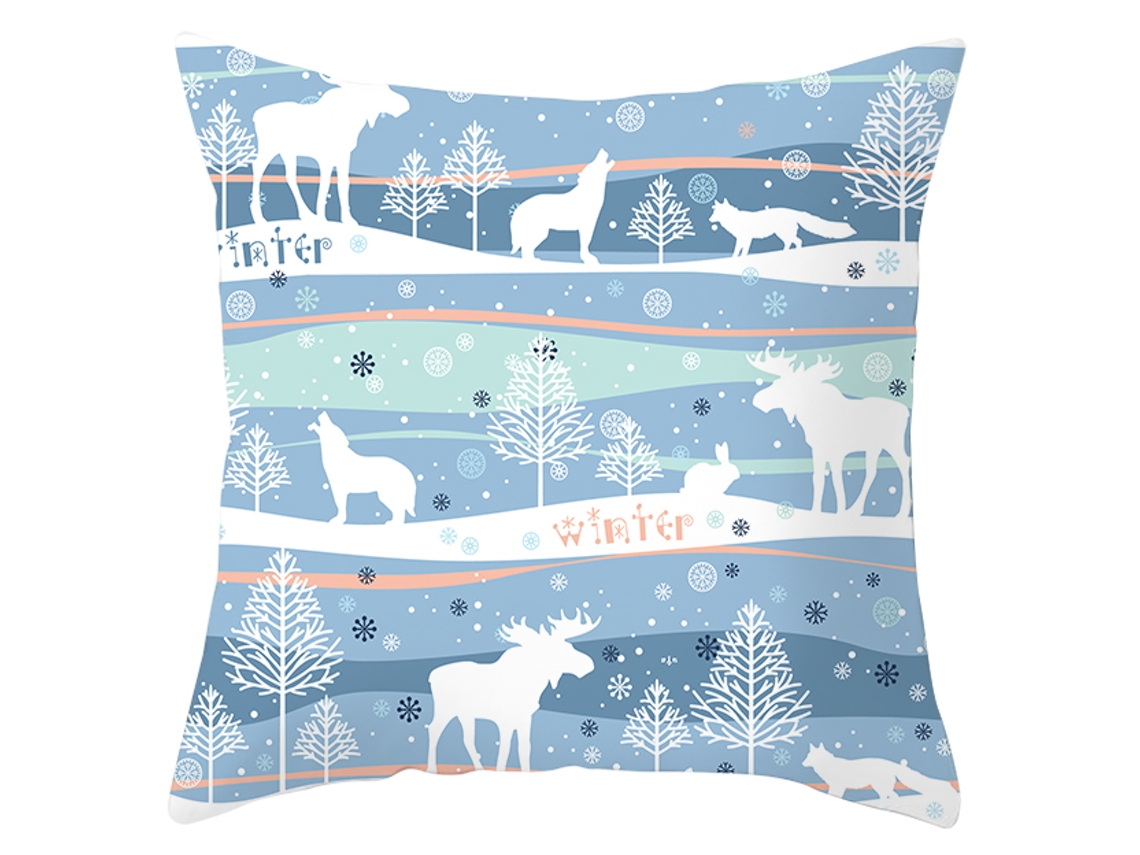 Serie Navideña Nieve Funda de Almohada