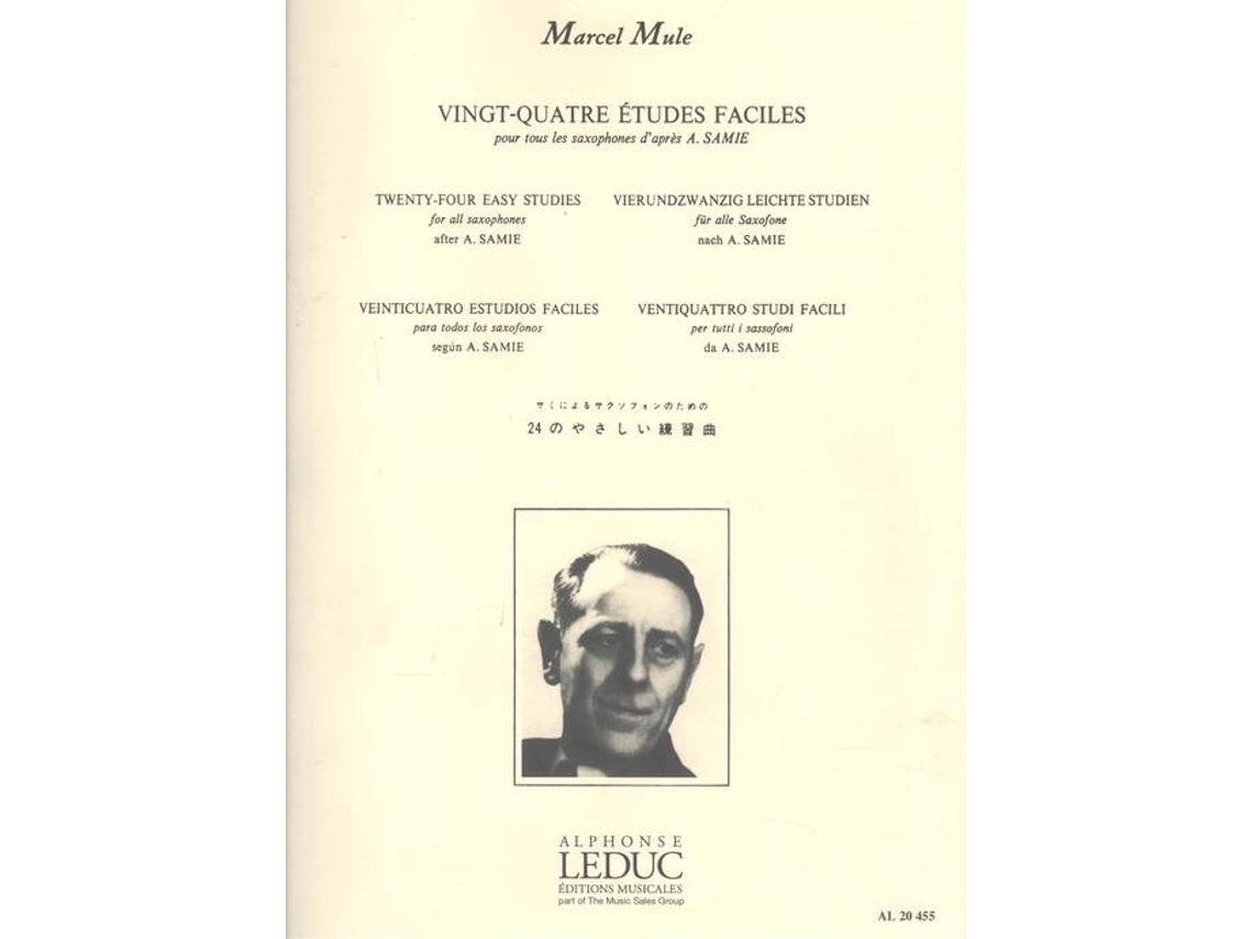 Libro 24 Estudes Faciles Sobre Samie de Mule (Francés)