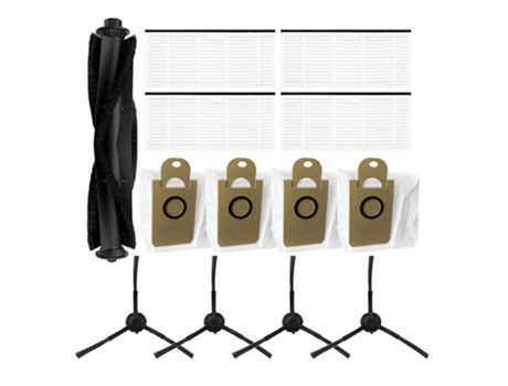 Escova de rolo sacos de pó escova lateral filtro hepa para xiaomi viomi s9 robot