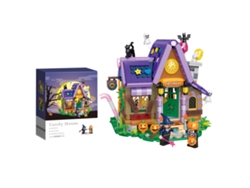 Ats-kit De Construcción De Mini Casa De Halloween Con Ladrillos Divertido Y Educatsivo Para Niños Y Niñas