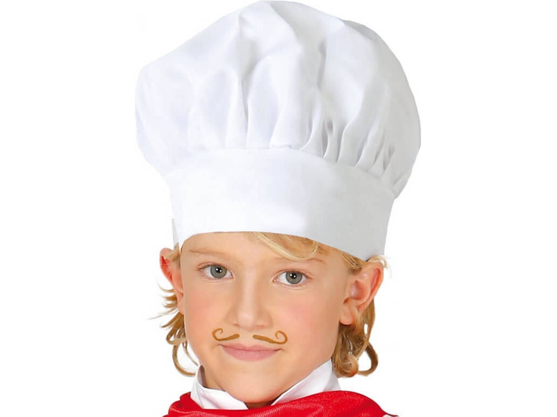 Sombrero DISFRAZZES Cocinero Blanco