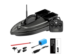 Barco de pesca RC con cebo (GPS de 500 metros, seguimiento de 40 puntos)