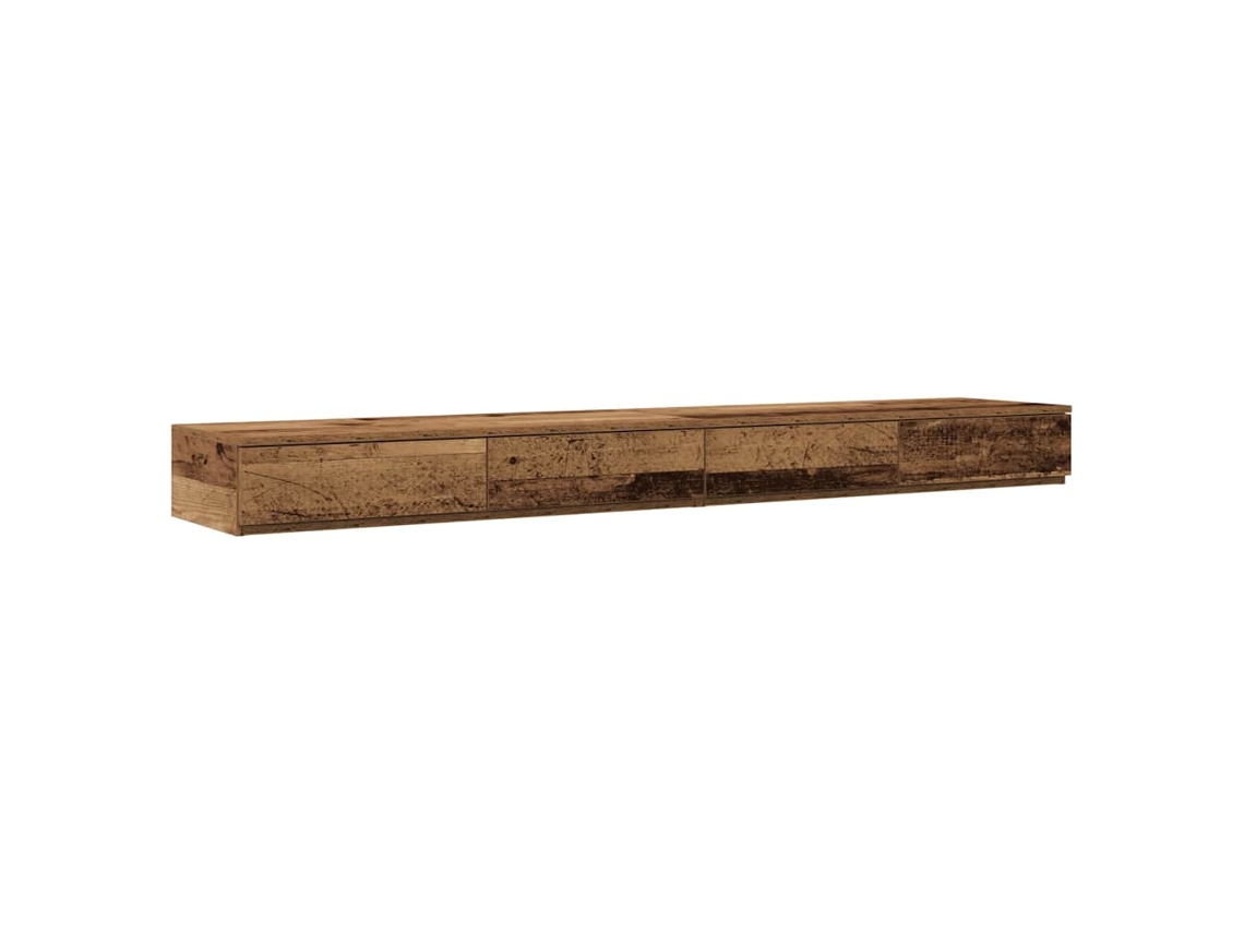 Cajonera de cama con cajón de madera antigua, MAISON EXCLUSIVE, 180x36,5x16,5 cm