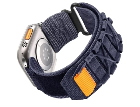 Correa Nylon Militar para Apple Watch Series 6 44Mm Azul ¡ANTIMPACTO!