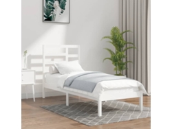 Cama Individualcama Para Adultosestructura Cama Individual Sin Colchón Madera Blanco 90x190 Cm Wsd66654