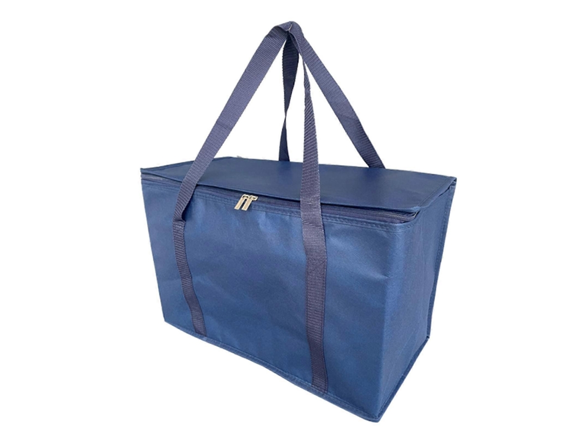 Bolsa térmica plegable de gran capacidad para la compra. Se mantiene de pie para transportar alimentos fríos o calientes. Diseño práctico. Forrada con aluminio. GOKOCO