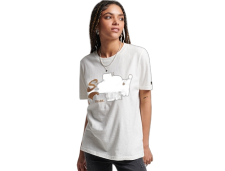 Camiseta de Mujer SUPERDRY Multicolor (XS)