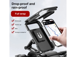 Soporte magnético para teléfono Viewleaf, resistente al agua, ajustable 360°, negro