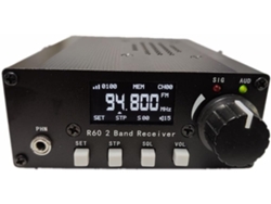 Receptor Pll De 2 Bandas Para Radio De Aviación Diy R60 Fm 88-108mhz Banda Aérea 118-136mhz