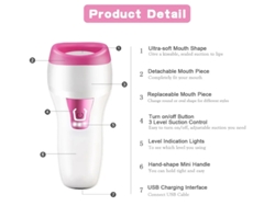 Dispositivo Lip Plumper Dispositivo Automático Fuller Lip Plumper Carga Usb Tamaño Portátil 2 Estilos Para Maquillaje Labial Yizhood