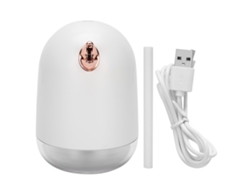 Humidificador de escritorio USB de 330 ml con difusor de aroma y luz ambiental para el hogar, la oficina y el coche.