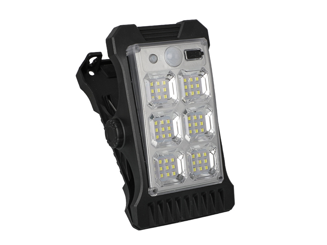Rebe-luz Solar Exterior Con Sensor De Movimiento, 3 Modos De Iluminación, Usb Cargable, Clip Y Gancho, Para Jardín, Patios Y Fences