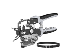 Perforadora Cuero Rotación 360 Grados, Perforar Teléfonos Móviles, Ideal Hogar Estudio.