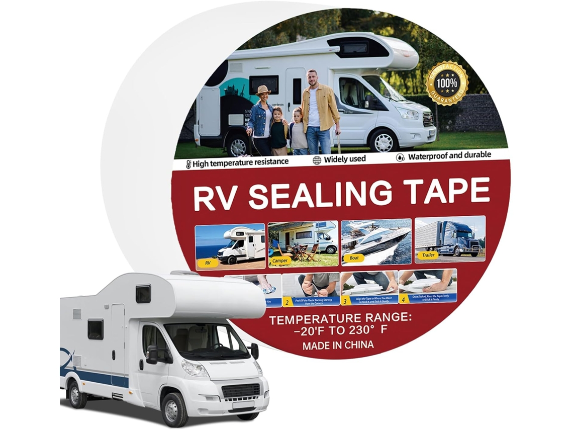 Fita Adesiva Para Vedação De Autocaravanas | Capa Resistente A Riscos Para Caravanas | Fita