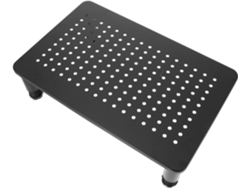 Soporte De Hierro Negro Para Monitor De Computadora, Altura Ajustable A 3 Niveles Para Disipación De Calor Y