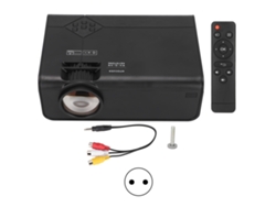 Projetor Portátil Mini EOOCOO, 720p, com controle remoto